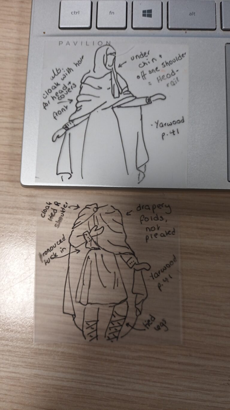 Costume Research labelled Illustrations